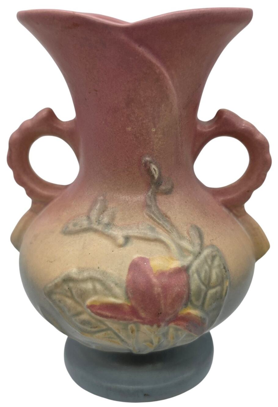 HULL ART POTTERY PINK 6-1/4" MAGNOLIA VASE # 15